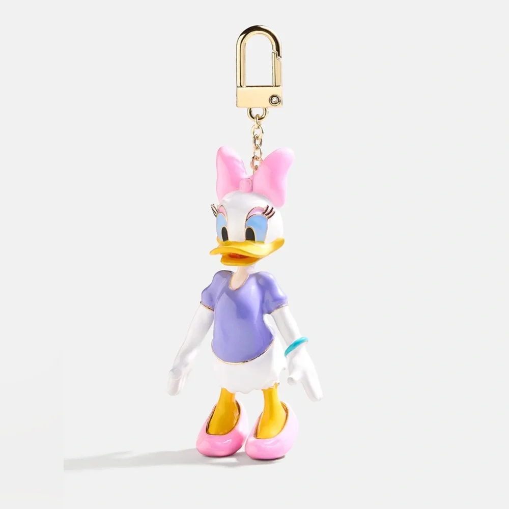 Disney Daisy Duck Classic Enamel Bag Charm NEW